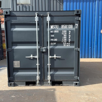 8 Fuß Lagercontainer NEU Selfstorage Baucontainer RAL7016