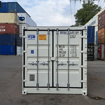 20 Fuß Open Side One Way Lagercontainer RAL 9010
