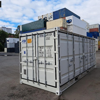 20 Fuß Open Side One Way Lagercontainer RAL 9010