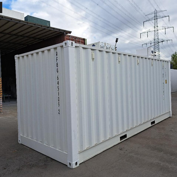 20 Fuß Open Side One Way Lagercontainer RAL 9010