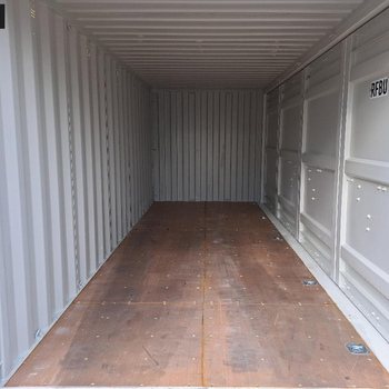 20 Fuß Open Side One Way Lagercontainer RAL 9010