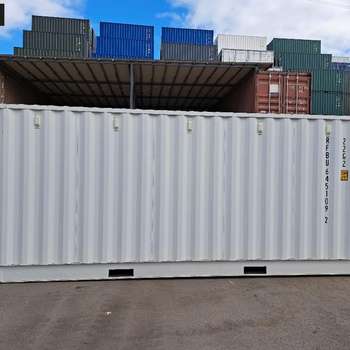 20 Fuß Open Side One Way Lagercontainer RAL 9010