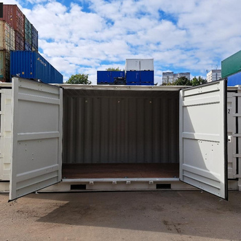 20 Fuß Open Side One Way Lagercontainer RAL 9010