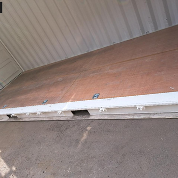 20 Fuß Open Side One Way Lagercontainer RAL 9010