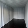 20 Fuß Lagercontainer mit Personentür One Way RAL 7016