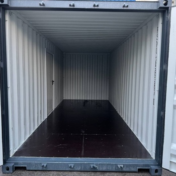 20 Fuß Lagercontainer mit Personentür One Way RAL 7016