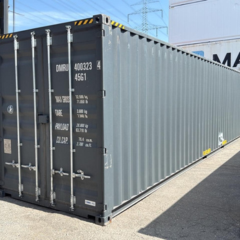 40 Fuß High Cube Lagercontainer, One Way RAL 7016 Bj. 2025