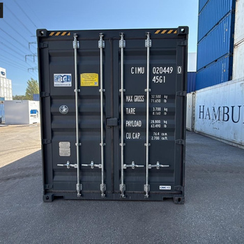40 Fuß High Cube Lagercontainer, One Way RAL 7012 Bj. 2025