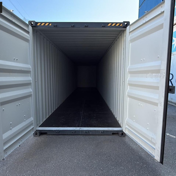 40 Fuß High Cube Lagercontainer, One Way RAL 7012 Bj. 2025