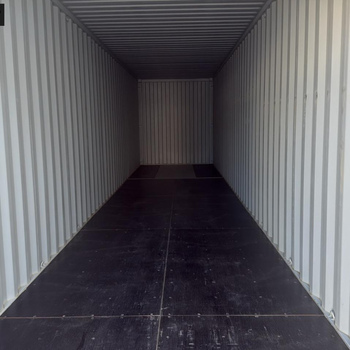 40 Fuß High Cube Lagercontainer, One Way RAL 7012 Bj. 2025