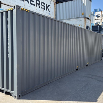 40 Fuß High Cube Lagercontainer, One Way RAL 7012 Bj. 2025