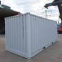 20 Fuß Open Side One Way Lagercontainer RAL 7035