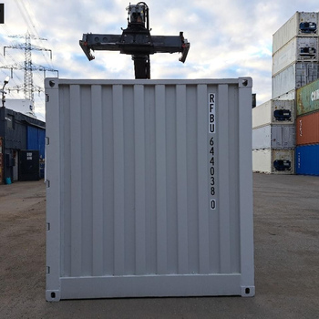 20 Fuß Open Side One Way Lagercontainer RAL 7035