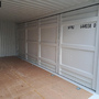 20 Fuß Open Side One Way Lagercontainer RAL 7035