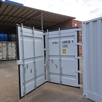 20 Fuß Open Side One Way Lagercontainer RAL 7035