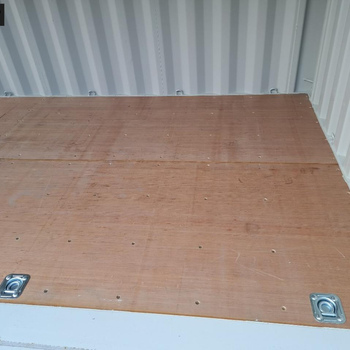 20 Fuß Open Side One Way Lagercontainer RAL 7035