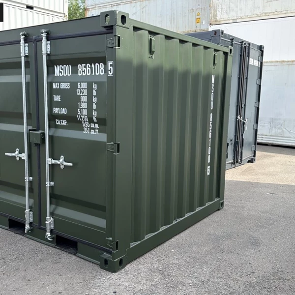 8 Fuß Lagercontainer NEU Selfstorage Baucontainer RAL 6007
