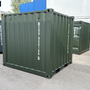 8 Fuß Lagercontainer NEU Selfstorage Baucontainer RAL 6007