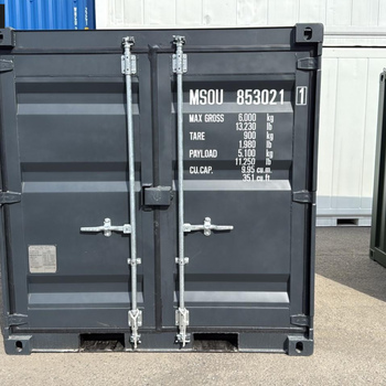 8 Fuß Lagercontainer NEU Selfstorage Baucontainer RAL 7021