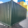 20 Fuß Seecontainer / Lagercontainer One Way RAL 6007