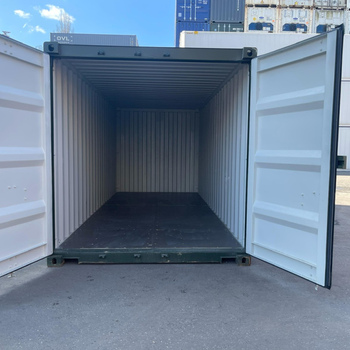 20 Fuß Seecontainer / Lagercontainer One Way RAL 6007