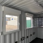 20 Fuß Lagercontainer ONE WAY mit Fenster und Personentür