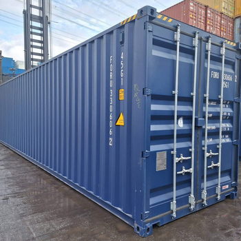 40 Fuß High Cube Seecontainer / Lagercontainer, One Way RAL 5013