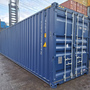 40 Fuß High Cube Seecontainer / Lagercontainer, One Way RAL 5013