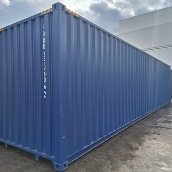 40 Fuß High Cube Seecontainer / Lagercontainer, One Way RAL 5013