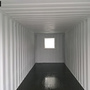 20 Fuß Lagercontainer mit Fenster one way RAL5010